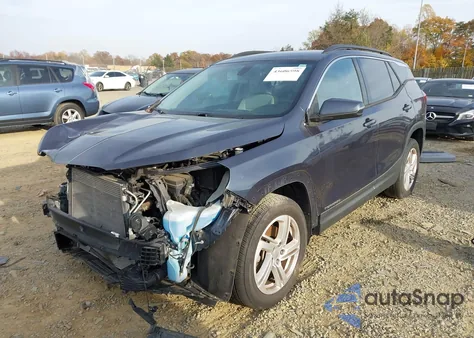 2018 GMC Terrain Sle из США, поврежденный, VIN 3GKALTEX3JL248383